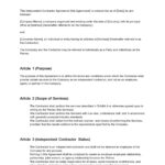 業務委託契約書（英語）