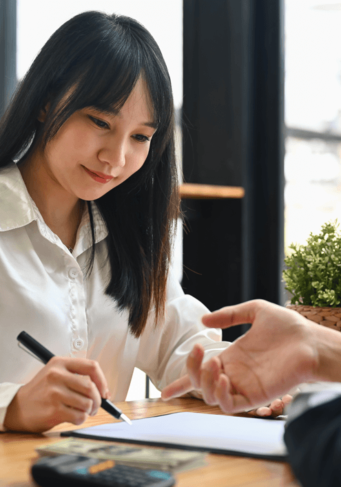 依頼者はログイン不要でそのまま電子契約に対応