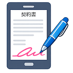 マイサインは手書きサインにも対応