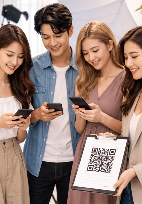 スタッフ採用時の契約をその場で完結できる