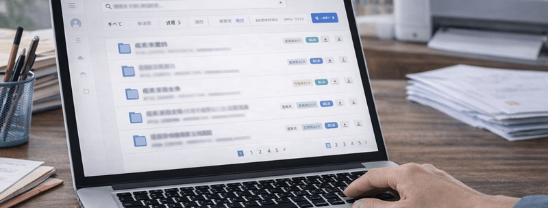 データで一元管理できる