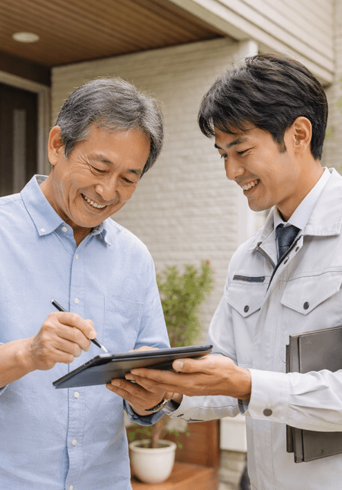 訪問先・現場でもそのまま契約・同意まで完結