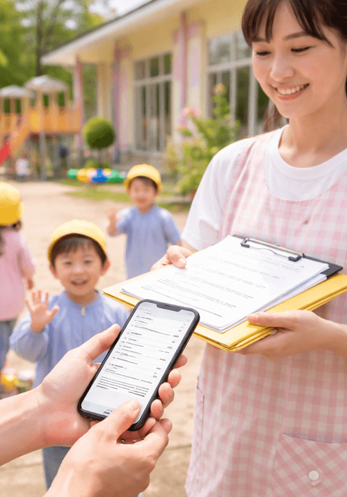 入園書類・同意書をオンライン回収