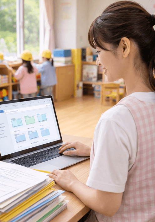 書類の一元管理で業務効率化