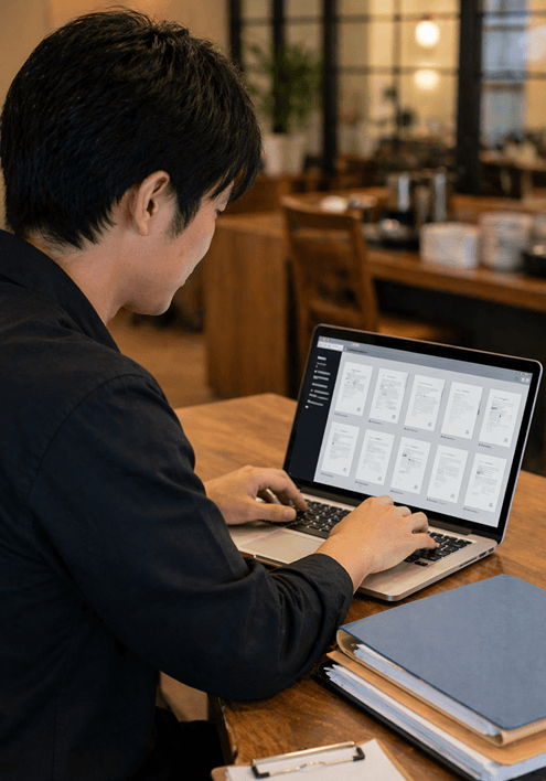 飲食店の契約書や同意書を一元管理できる