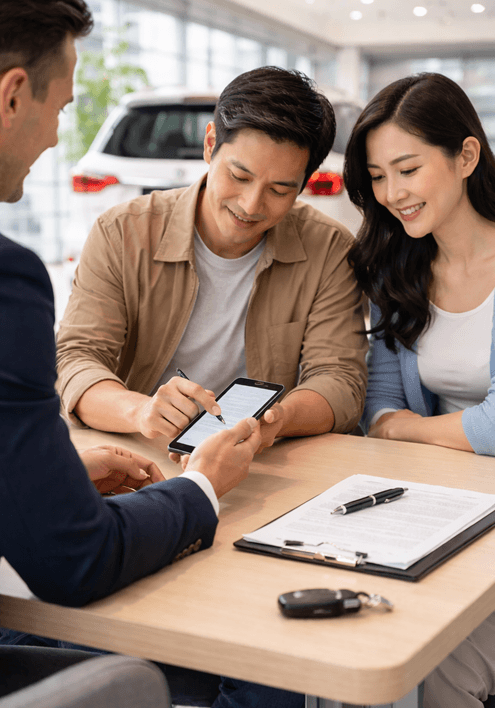 商談中にそのまま契約まで正確に進められる