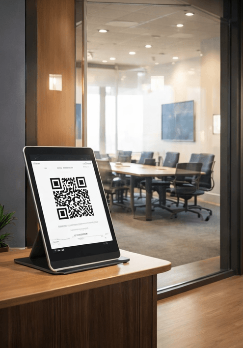 QRコードで現地同意できる無人運営対応の電子契約