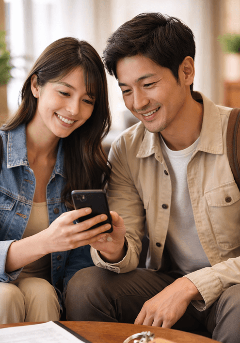 ログイン不要で宿泊者の負担なく利用できる