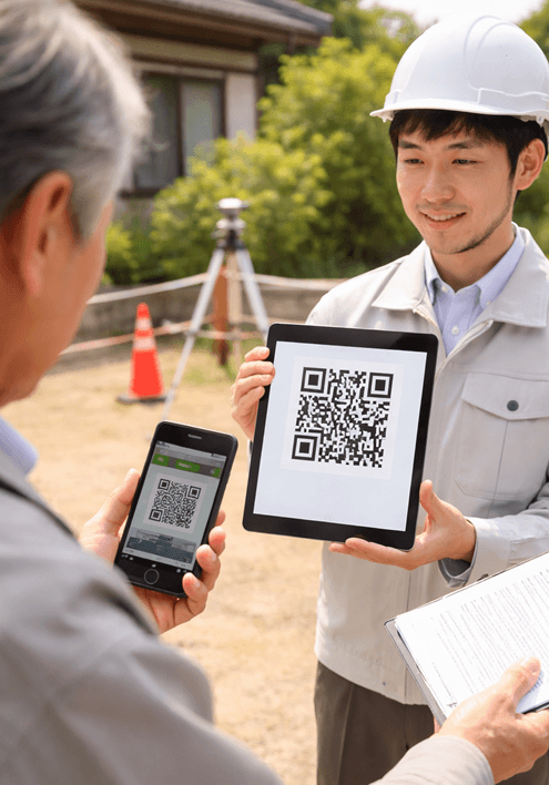 現地でQRコードから同意取得できる電子契約