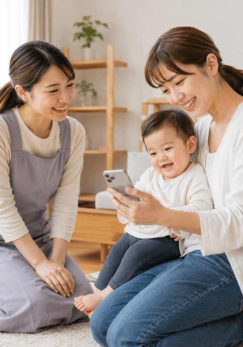 保護者はログイン不要でそのまま署名できる