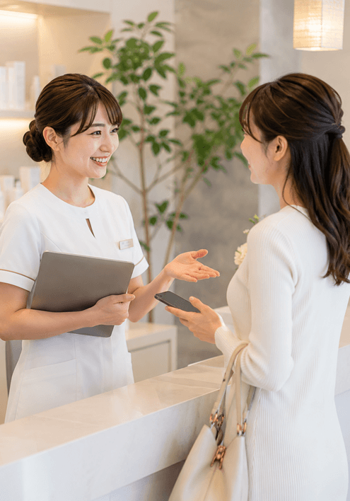 施術同意書・コース契約をスムーズに締結