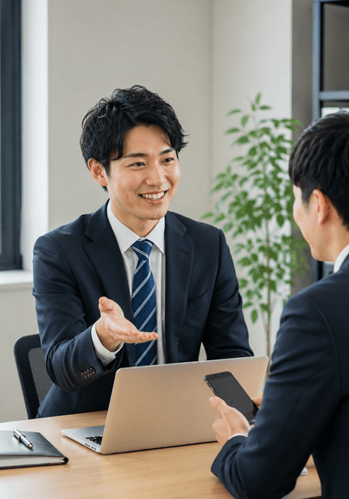 契約相手は会員登録不要で進められる