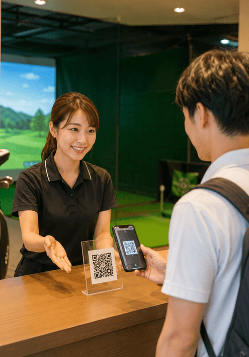 QRコード契約で対面受付にも対応しやすい