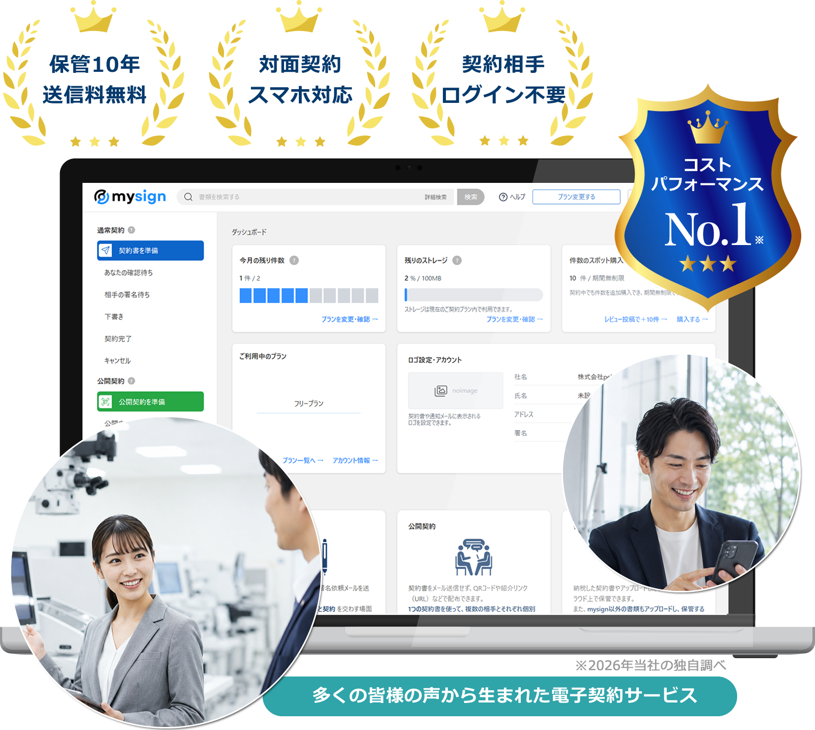 医療機器販売・メーカー向け電子契約サービス