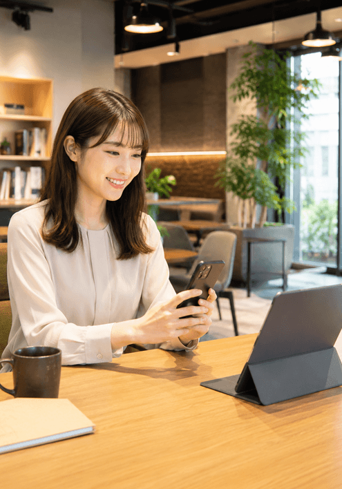 見学・受付後にそのまま契約できる