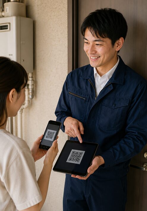 訪問・点検現場でそのまま契約・同意取得できる
