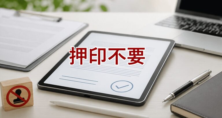 電子契約は押印不要？ハンコなしで契約できる理由と注意点