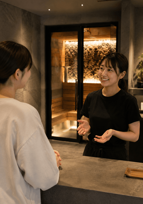 見学後・受付後にそのまま会員契約できる