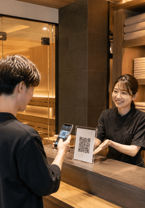 QRコード契約で対面受付にも対応しやすい
