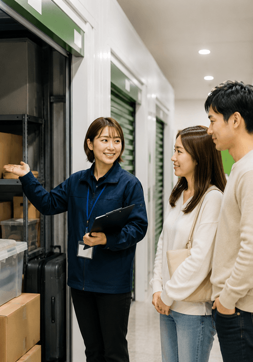 見学後・申込後にそのまま利用契約できる