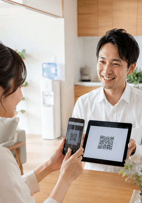 QRコード契約で対面契約にも対応できる
