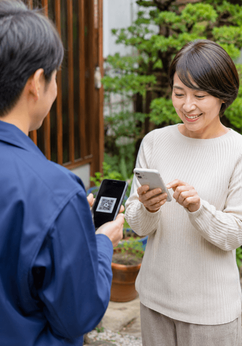 お客様はログイン不要でそのまま契約できる