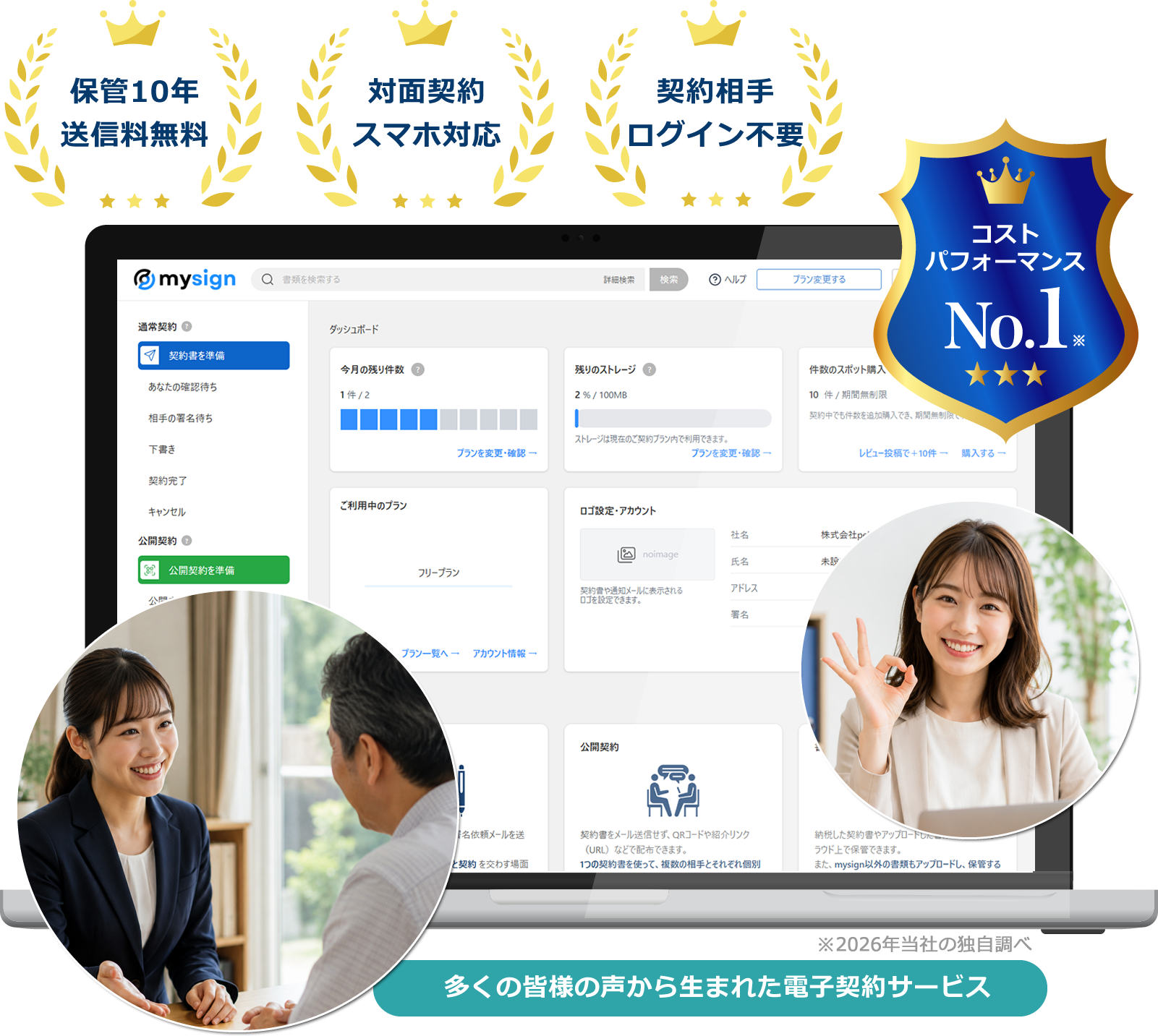 空き家管理向け電子契約サービス