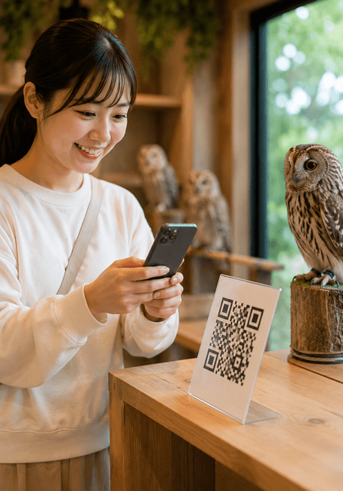 QRコードで入店前の同意取得に対応