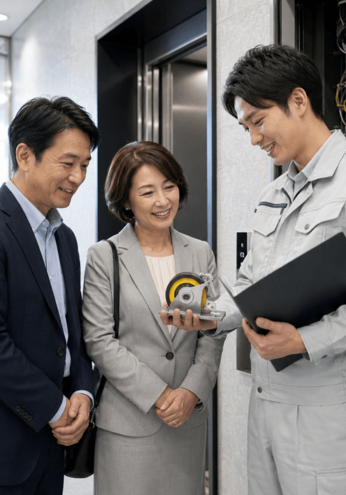修理・部品交換の承諾をスムーズに取得できる