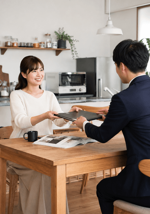 レンタル契約や更新契約をオンラインで締結できる