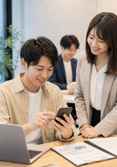 従業員はログイン不要でそのまま署名できる
