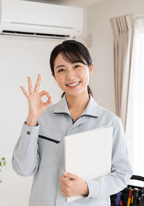 作業完了確認や保証説明を回収しやすい