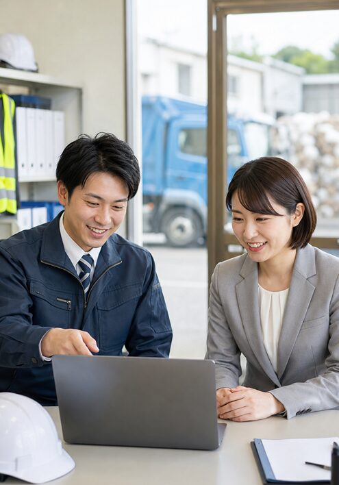 排出事業者との委託契約をオンラインで締結できる