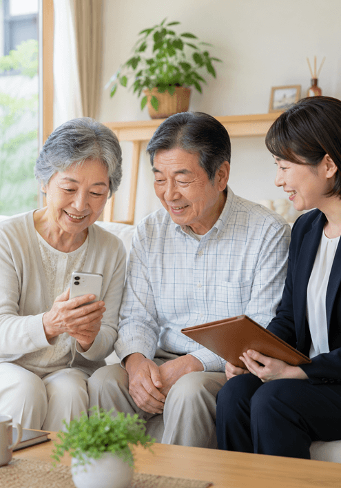 ご本人・ご家族はログイン不要で契約できる