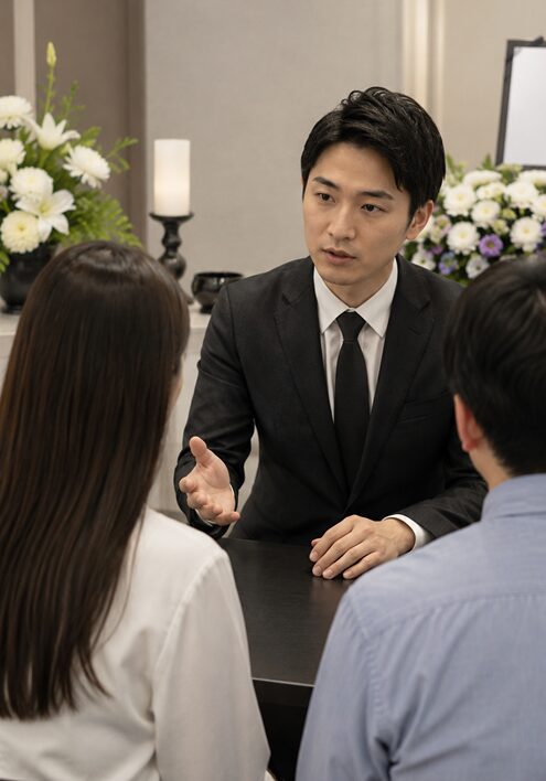 葬儀申込や生前相談をオンラインで取得できる