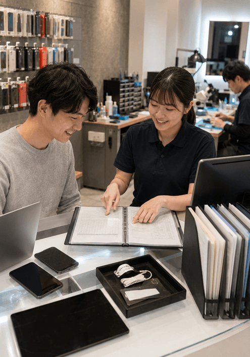 端末預かり証や返却確認書をまとめて管理できる