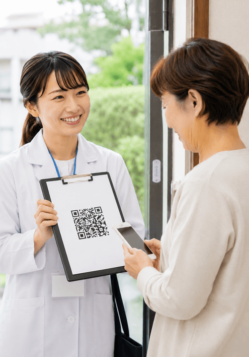 在宅患者やご家族との手続きを進めやすい