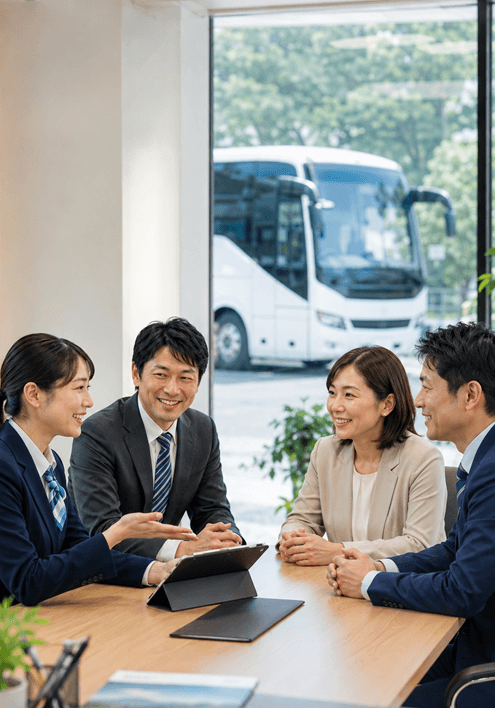 旅行会社や学校、企業との契約を個別に進められる