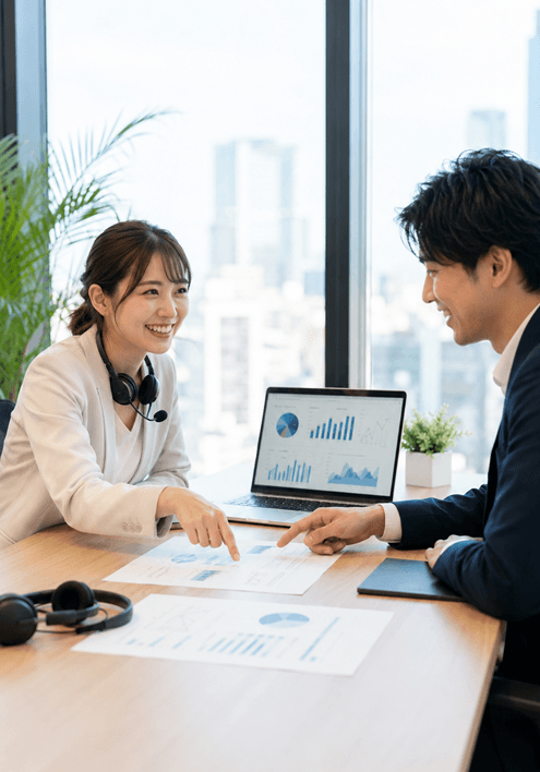営業代行の支援範囲や成果条件を契約前に明確化できる