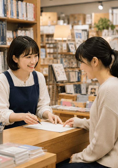 書店・文房具店が季節採用や繁忙期の雇用手続きを進めやすい