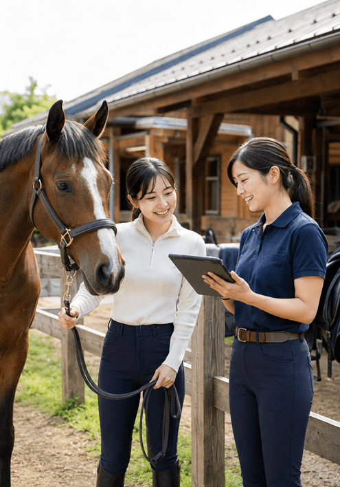 預託馬や自馬管理に関する契約条件を明確にできる